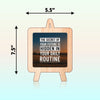 the secret of your future is hidden in your daily routine Table Decor Wooden Modern Showpiece for Office Desk and home