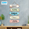 Home Quotes Art Mdf Wooden Wall Hanging For Home Decor Modern Wall Art