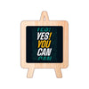 Yes you can Table Decor Wooden Modern Showpiece for Office Desk and home