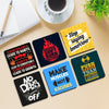 Workout and Fitness Gym Motivation Quote Beautiful Wooden Coasters For Home And Kitchen