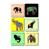 Elephant Art Wooden Tea Coasters For Home and Kitchen