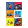 Mumbai traditional cute cartoon Beautiful Wooden Coasters For Home And Kitchen