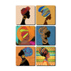 Africa Tribal Art Beautiful Wooden Coasters For Home And Kitchen