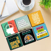 Mind Motivation Quotes Beautiful Wooden Coasters For Home And Kitchen