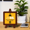 think big dream big believe big and the results will be big Table Decor Wooden Modern Showpiece for Office Desk and home