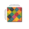 BANDHANI pattern Wooden Tea Coasters For Home and Kitchen