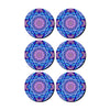 Blue mandalas pattern Wooden Tea Coasters For Home and Kitchen