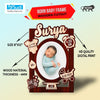 Born Baby Photo Cutout Frame